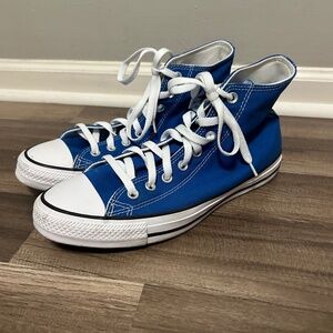 Converse Shoes Men's 9 Women's 11 Blue White CTAS High Top Casual Sneaker